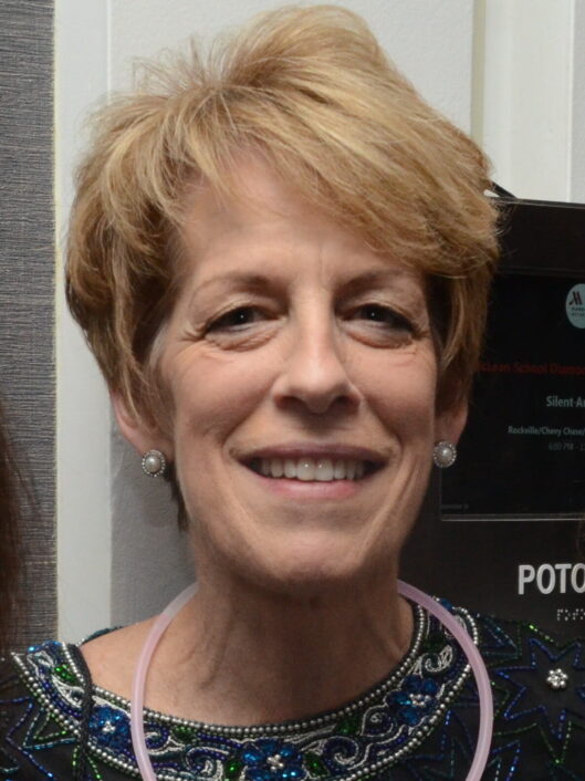 Cathy Patterson, Director of Enrollment and Financial Assistance at McLean School, smiles for the camera