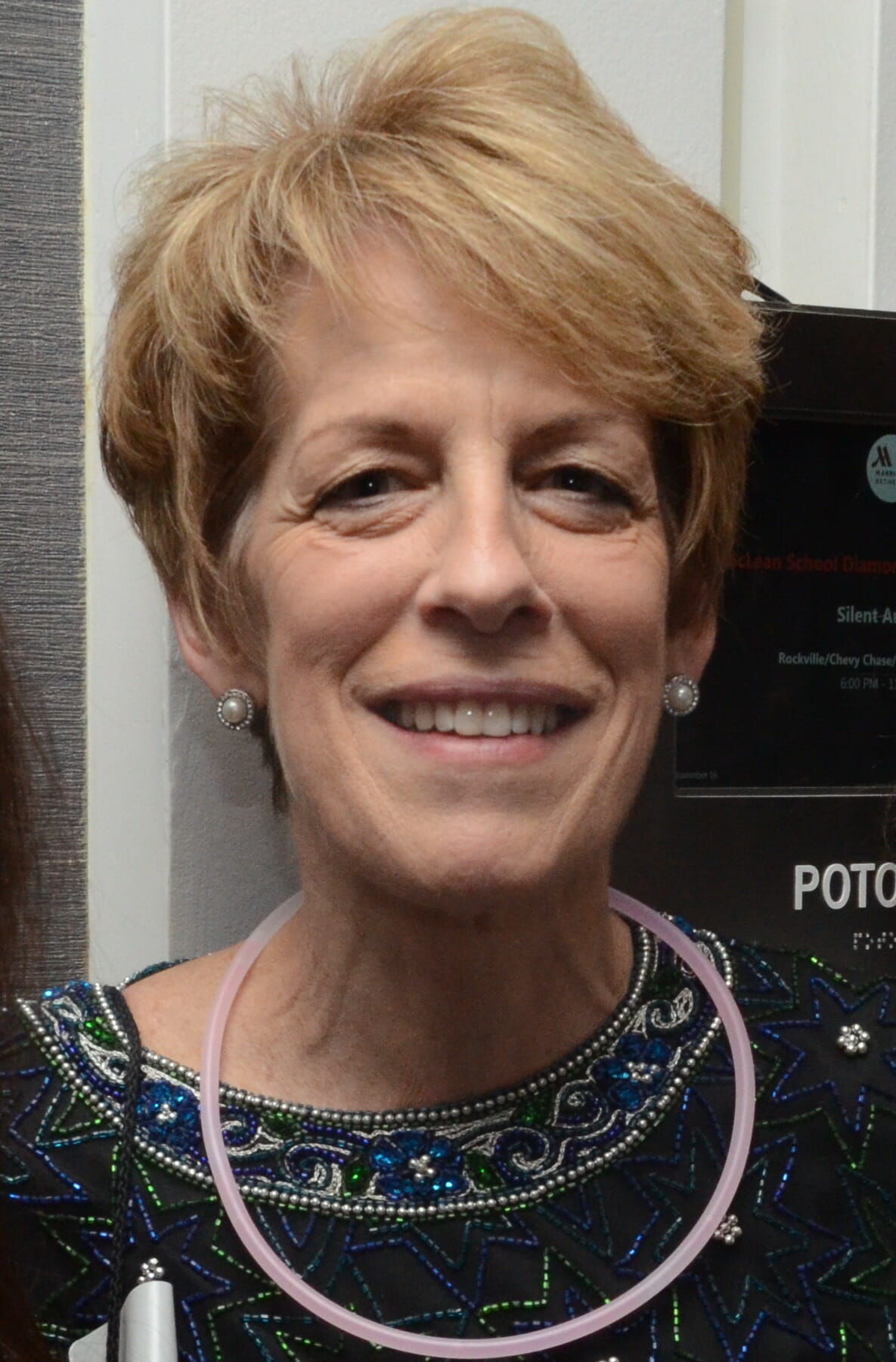 Cathy Patterson, Director of Enrollment and Financial Assistance at McLean School, smiles for the camera